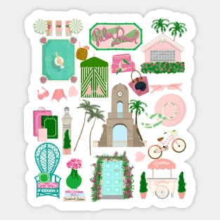 Palm Beach Vacation Sticker